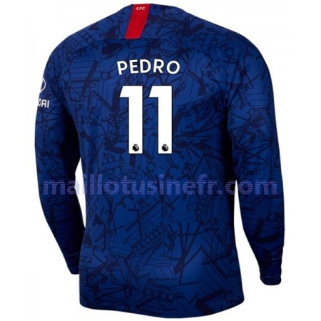Maillot de Foot Chelsea PEDRO 11 Domicile 2019-20 Manches Longues Maillot de Foot Chelsea PEDRO 11 Domicile 2019-20 Manches Longues